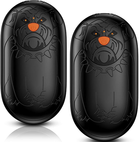 Hand Warmers Rechargeable 2 Pack, 8000mAh Electric Reusable Hand Warmer, Magnetic 2 in 1 Puppy-Shaped Portable Pocket USB Handwarmers with All Day Warmth, Best Warm Winter Gift Women Men