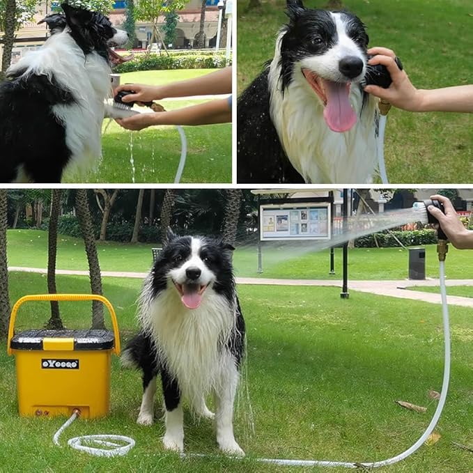 Portable Pressure Washer | 5 Gal Tank | 255 PSI | 45-Min Runtime | Versatile for Car Wash, Dog Bath, Home & Patio, & Portable Camping Shower | Durable Design for RV, Overland & Beach Adventures