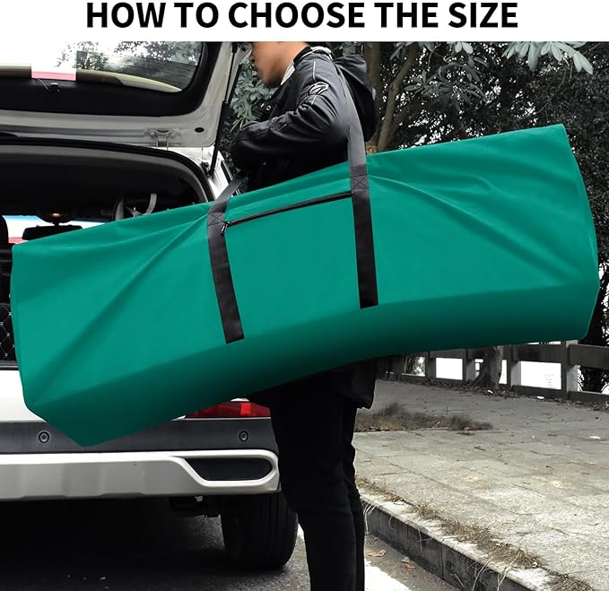 Urbanstand 48 Inch Travel Duffle Bag Extra Large Sport Equipment Duffel Bags with 2-way Lockable Zippers (Green)