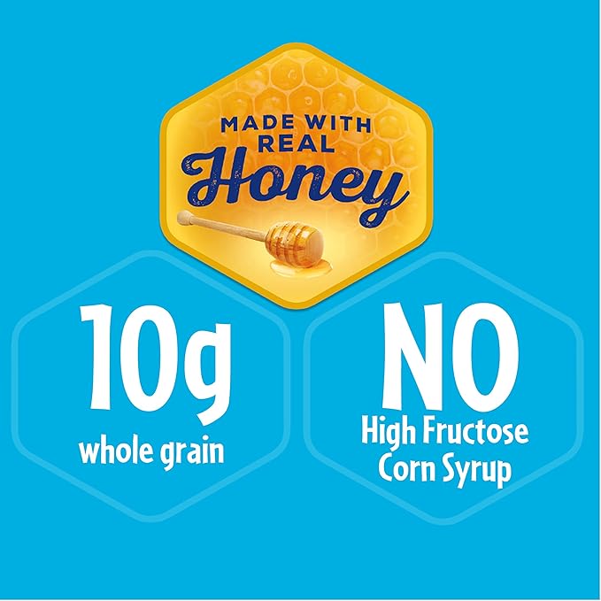 Honey Maid Lil' Squares Honey Graham Crackers, Bulk Lunch Snacks, 72 - 1.06 oz Snack Packs