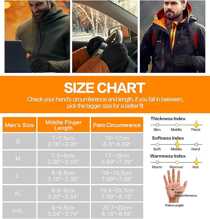 Winter Gloves for Women Running in Cold Weather - Touchscreen Gloves for Bike Hiking