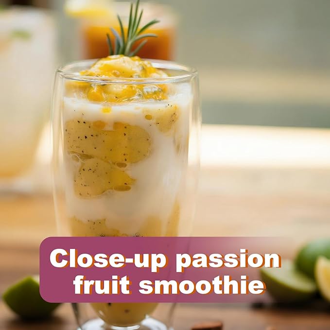Freeze-Dried Passion Fruit Chunks 8.8oz/250g Bulk Bag - Unsweetened Crunchy Tropical Snack for Baking & Desserts, Yogurt/Smoothie Topping, Camping & Tea Time