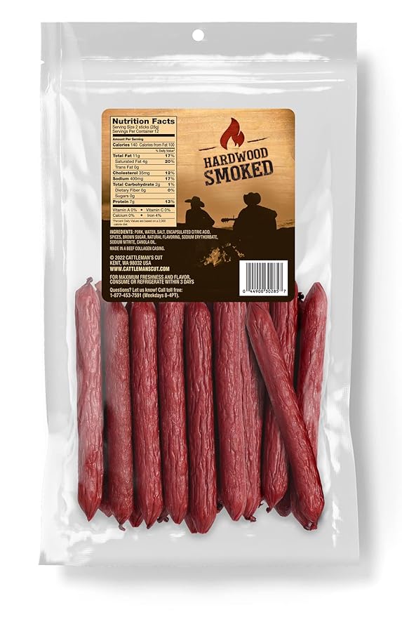 Cattleman's Cut Double Smoked Sausages, 12 Ounce