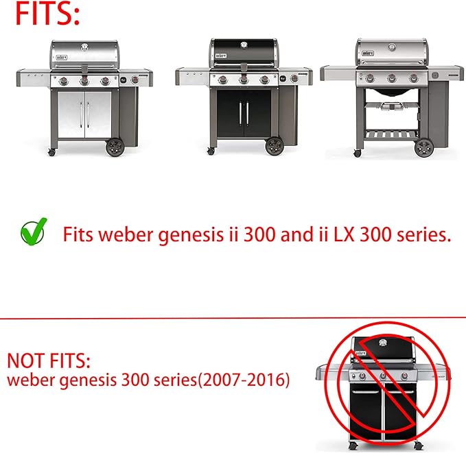 7599 66095 Replacement Parts Grate and Griddle for Weber Genesis ii 300 Series, Weber Genesis II E-310 ii E-315 ii E-325 ii E-330 ii E-335 ii S-310 S-335 Weber Grill Accessories GS4 Parts 66802 66805