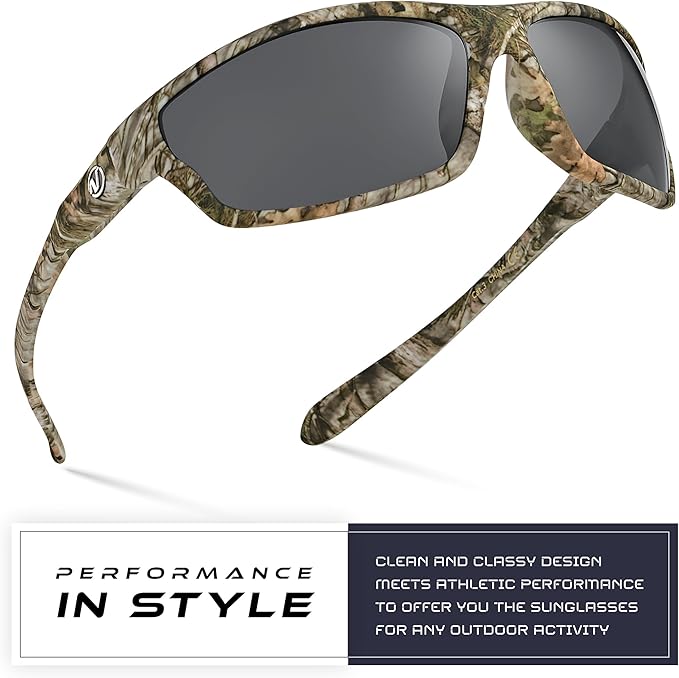 Nitrogen Polarized Wrap Around Sport Sunglasses for Men Women UV400 Driving Fishing Running Sun Glasses