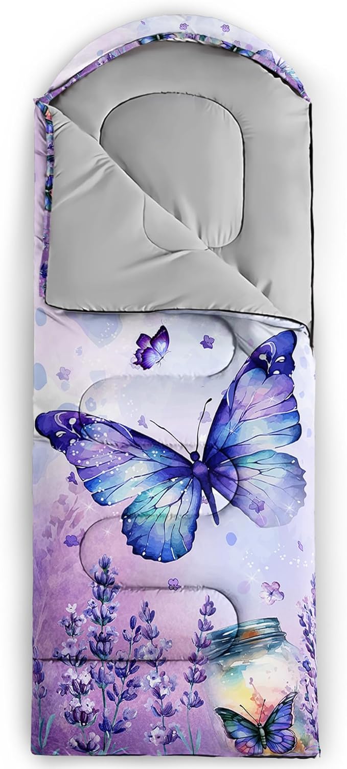 Sleeping Bag for Womens Girls Teens, Waterproof Sleeping Bags Traveling and Outdoors, Camping Gear Equipment