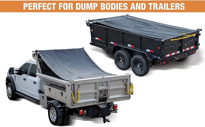 Buyers Products DTR Aluminum Tarp System Universal Size, Tarp Not Included