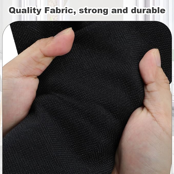 Medium 15" 21 Quart Collapsible Stackable Storage Bins with Lids, 3 Packs Black Foldable Fabric Closet Boxes Heavy-duty Lidded Linen Cube Basket Container Organizer and Storage for Bedroom