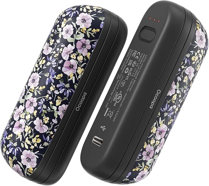 OCOOPA 2 in 1 Magnetic Rechargeable Hand Warmers, UT2s Mini Electric Handwarmers 2 Pack, Split USB-C, Reusable Portable Pocket Heater, Raynauds, Golf, Christmas, Tech Gifts for Women Men