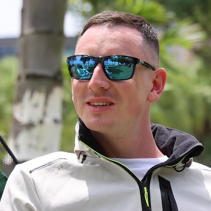 INFI Fishing Polarized Sunglasses for Men Driving Running Golf Sports Glasses Square UV Protection Designer Style Unisex