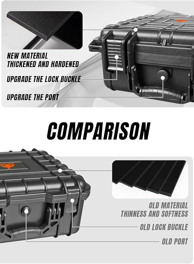 14x 11.5x 6.5 Inch Hard Case
