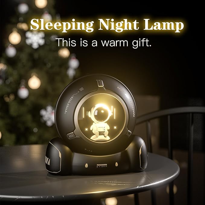 Hand Warmers, Rechargeable 5000mAh Electric Hand Warmer with LED Night Light | UFO Astronaut Design | UL Certified | for Outdoor, Camping, Hunting, Sports Activities, E-Sports 1 Pack