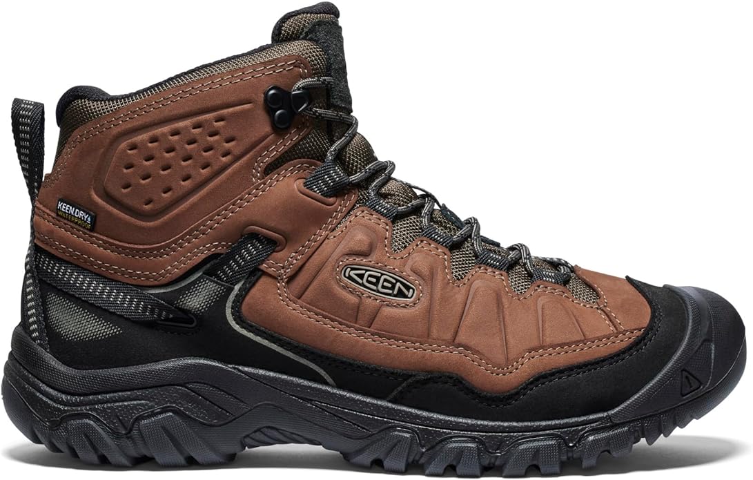 KEEN Men's Targhee 4 Mid Height Durable Comfortable Waterproof Hiking Boots