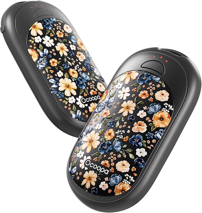 OCOOPA Magnetic Hand Warmers Rechargeable 2 Pack, AI Electric Handwarmers, Fast Heating, 3-Settings, UL Certified, Portable Heater, Gloves Fitting, Travel Essentials, Gifts Women Men, UT3 Lite