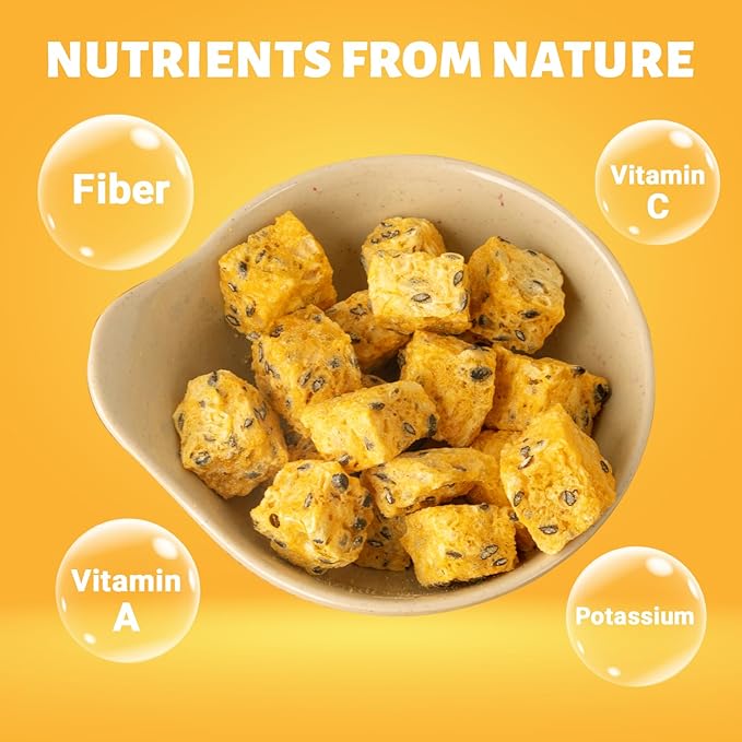DARLAC FARMS Freeze Dried Passion Fruit Cubes, 2 Oz x Pack 6, No Sugar Added, Healthy Fruit Snacks for Kids, Adults & All Ages, Premium Organic Crispy Crunchy Snacks, Tea, Baking, Smoothie, Yogurt