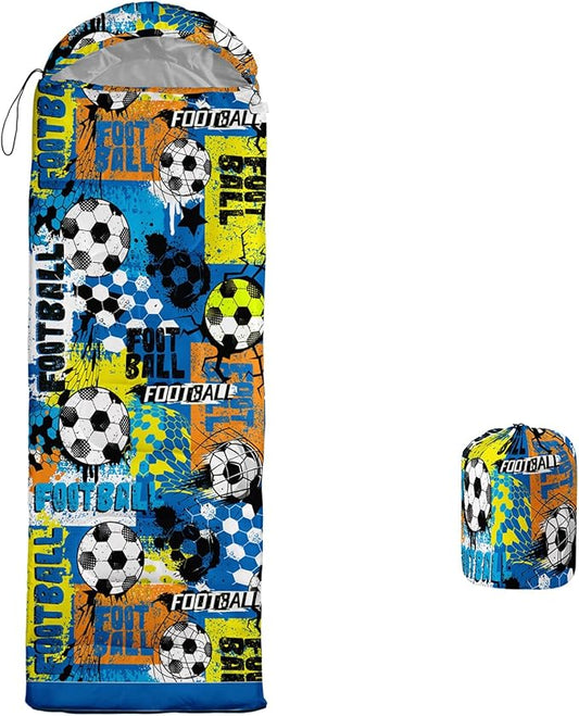 Print sleeping bag,sleeping bags,Outdoor Camping Sleeping Bag,Suitable For Children Boys And Girls Portable,Waterproof,Compact And Lightweight,Great For Outdoor Camping,Backpacking And Hiking