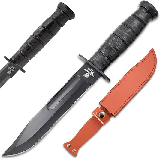 Snake Eye Tactical Heavy Duty Fixed Blade-Hunting Camping & Outdoor Knife (BKPB)