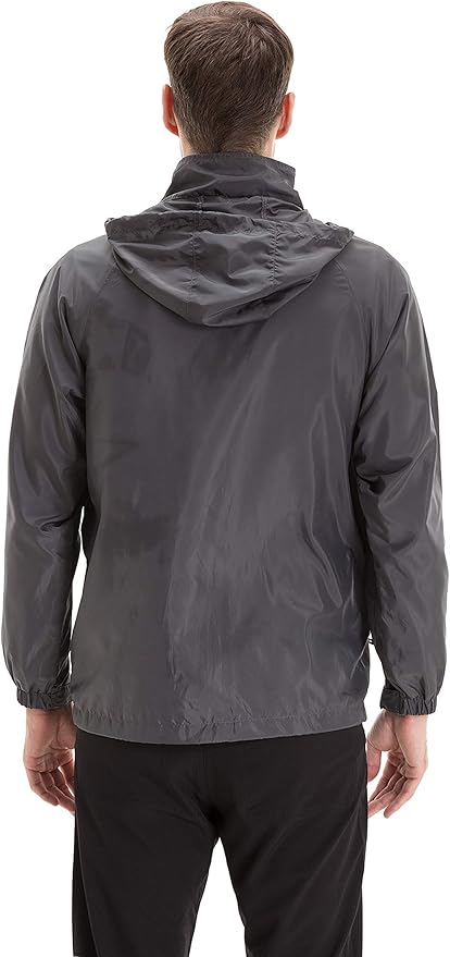 TRAILSIDE SUPPLY CO. Mens Windbreaker Jackets Lightweight Packable Jacket,Windproof and Dustproof