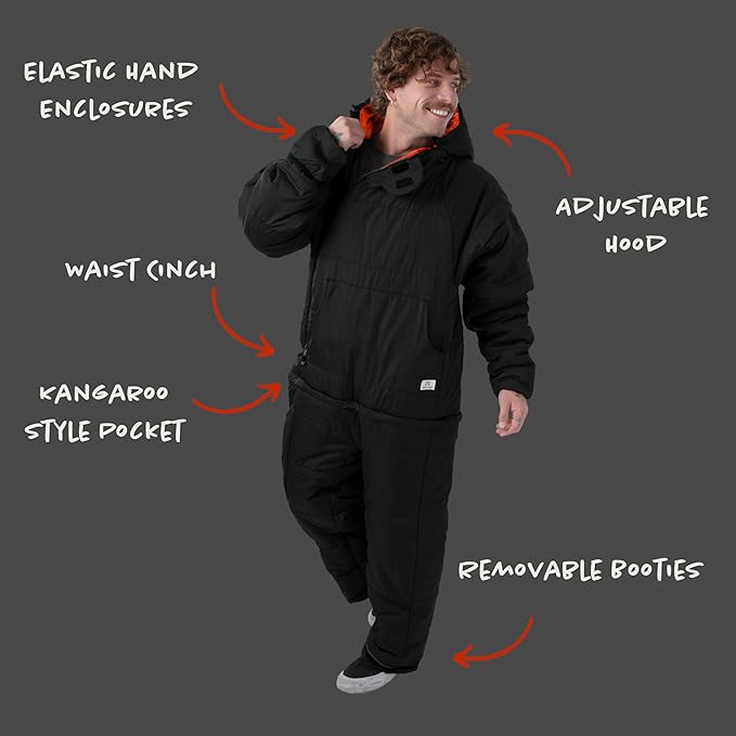 Selk'bag SWYTCH Lite Wearable Sleeping Bag & Jacket | 2-in-1, Lightweight, Eco-Friendly, 40°F for Camping & Travel