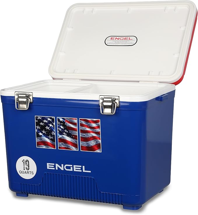 Engel 19qt Leak-Proof, Air Tight, Drybox Cooler and Small Hard Shell Lunchbox for Men and Women