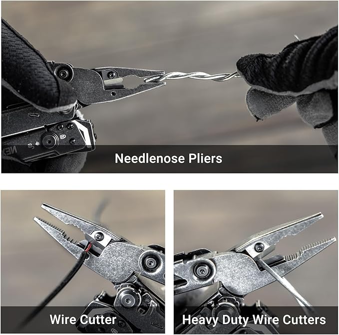 PIONEER 14-IN-1 Multi-tools Heavy Duty Multi tool Set with Scissor Needle Nose Pliers Trauma Shears Pocket Clip Multi-tool for Emergency First Responders