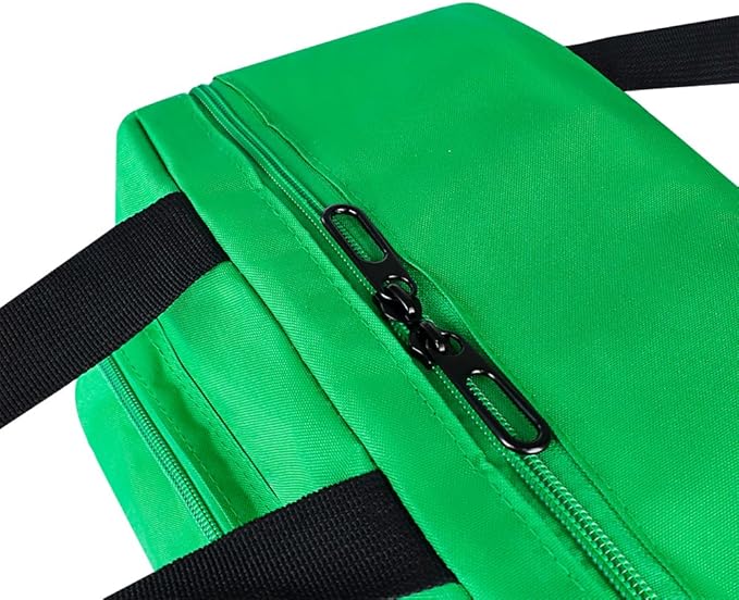 Red Emergency Bag First Aid Backpack Empty Medical First Aid Treatment First Responder Trauma Bags for Camping Cycling Outings Daycare (Green)