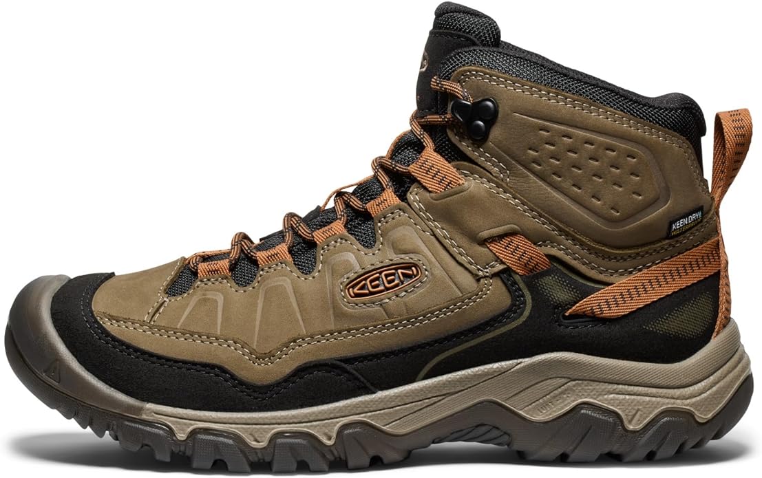 KEEN Men's Targhee 4 Mid Height Durable Comfortable Waterproof Hiking Boots