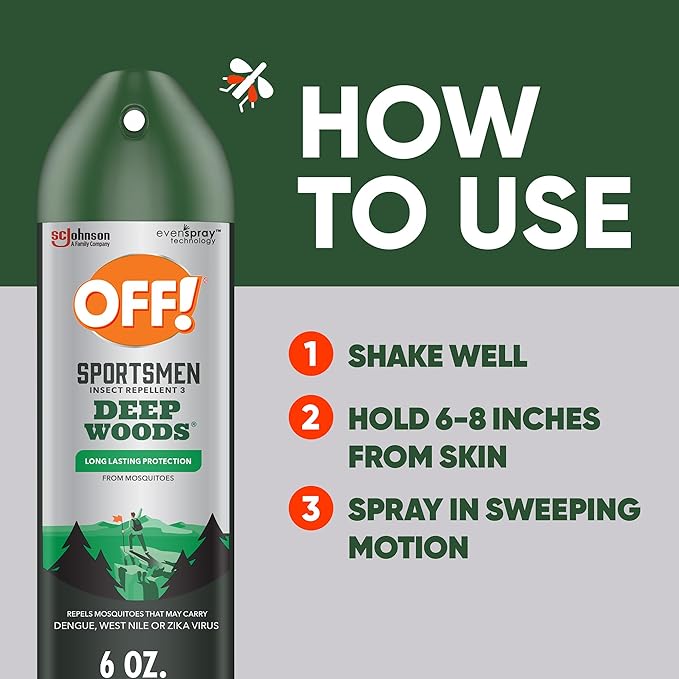 OFF! Deep Woods Sportsmen Insect Repellent II, 6 oz.