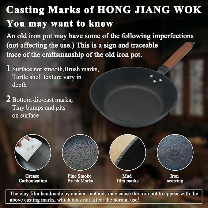 9 Inch Pre-Seasoned Cast Iron Skillet, ICH Technique, Thicker and Taller, Deep Frying Pan with Unique Tortoise Pattern for All Cooktops & Oven Safe