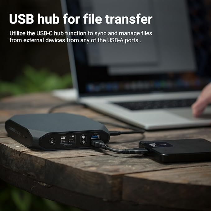 Omni 20C+ Professional Premium Portable Power Bank with Fast Charging 100W USB-C PD 20,000mAh/71Wh – Laptop Power Bank, Universal Charger for All Devices, USB Hub, Wireless & QC 3.0 Power Solution