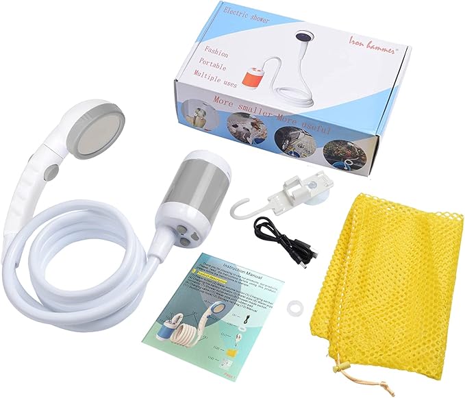 Iron Hammer Camp Shower Portable Shower Camping Shower Outdoor Camp Shower Head for Camping