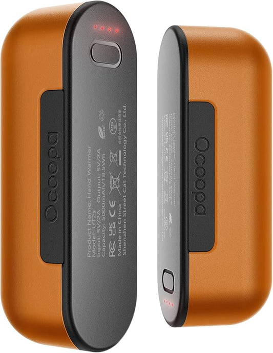 OCOOPA Hand Warmers Rechargeable 2 Pack, Magnetic Electric Handwarmer, 4 Levels Heat Up to 136℉, USB-C Portable Charger 10000mAh, Raynauds, Golf, Tech Gifts for Men, UT2s(MagTwins)