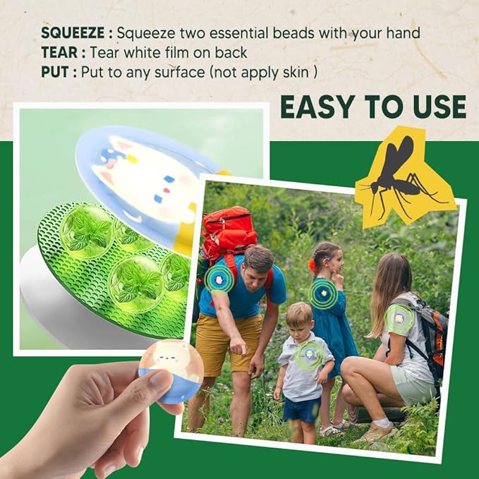 Mosquito Repellent, Mosquito Repellant Indoor, Mosquito Repellent Outdoor Patio, Mosquitoes Deterrent for Yard/Travel/Camping/Hiking, Keep Mosquito Away-24Pcs