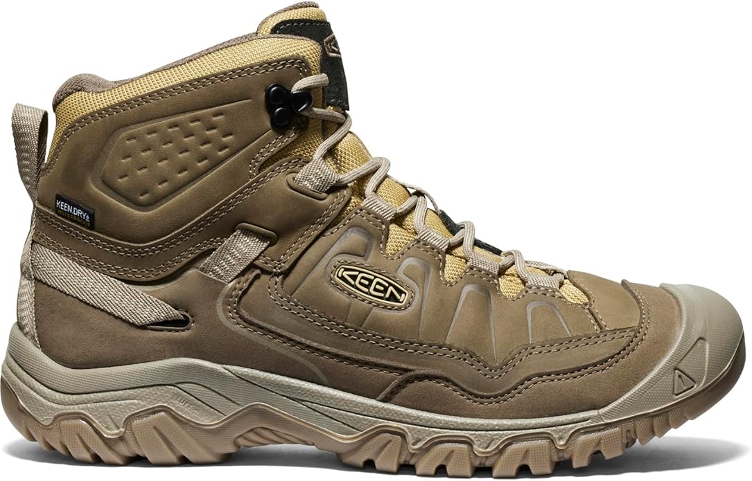 KEEN Men's Targhee 4 Mid Height Durable Comfortable Waterproof Hiking Boots