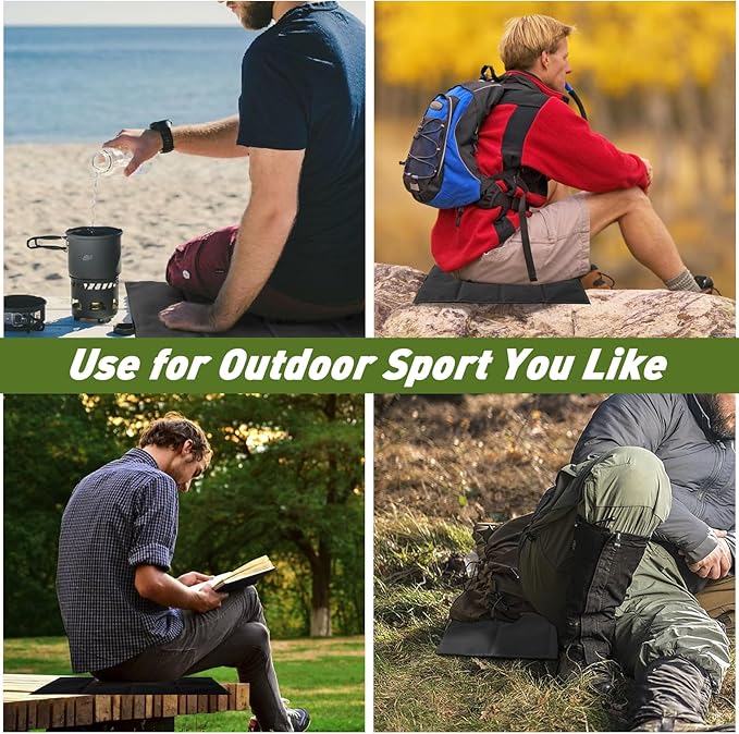 Foldable Hunting Seat Cushion Pad,Lightweight Sitting Pad,Camping Mat for Camping, Hunting, Fishing,Camping,Outdoor Activities,Hunting Accessories