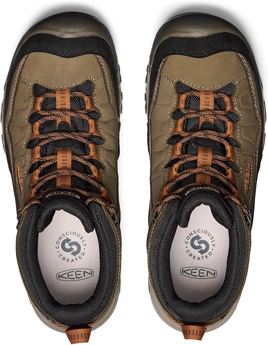 KEEN Men's Targhee 4 Mid Height Durable Comfortable Waterproof Hiking Boots