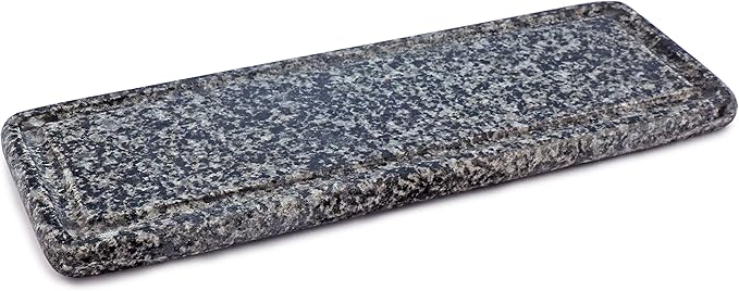 Swissmar KF-77073S Swivel Raclette Stone Grill Plate Replacement, Granite