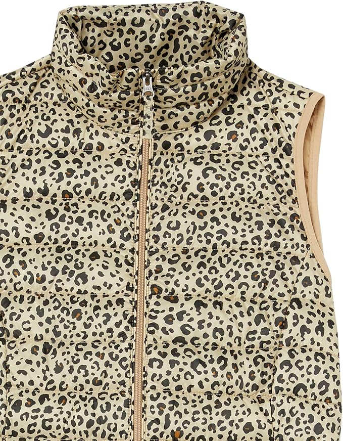 Amazon Essentials Women's Lightweight Water-Resistant Packable Puffer Vest