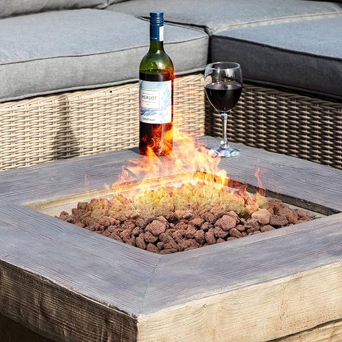 Stanbroil Red Lava Rock Granules for Gas Log Sets and Fireplaces - 10 lb.Bag (0.4"-0.8")