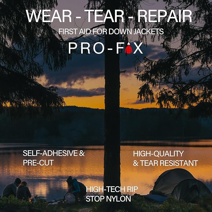 Self-Adhesive Waterproof Repair Patch Kit - 30-Second Fix for Down Jackets, Tents, Sleeping Bags, Backpacks, Outdoor and Camping Gear - Pre-Cut Nylon Ripstop Patches, Multiple Colors - Royal Blue