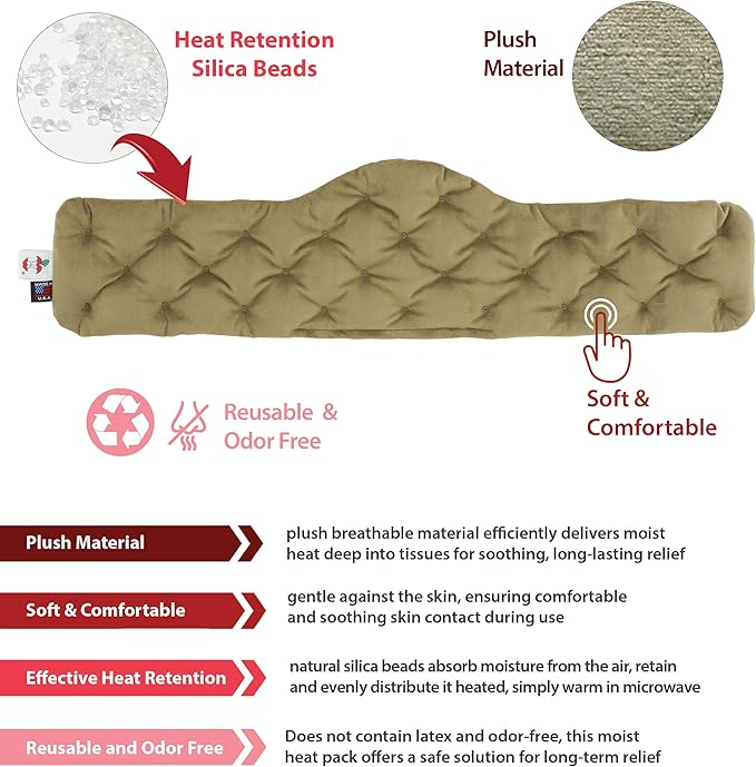 Core Products MicroBeads Moist Heat Therapy Pack - Cervical 5" X 25"