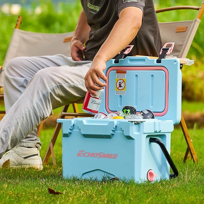 EchoSmile 12/18 Quart Rotomolded Cooler, Built to Stand up to The Rigors of The Journey