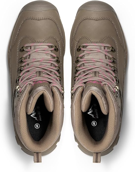 NORTIV 8 Women's Hiking Boots Waterproof Trekking Camping Trail Backpacking Boots for Outdoor