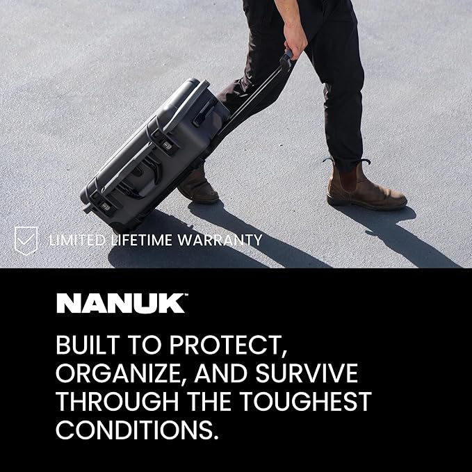 NANUK Wheeled Series 935 Lightweight NK-7 Resin Waterproof Protective Case
