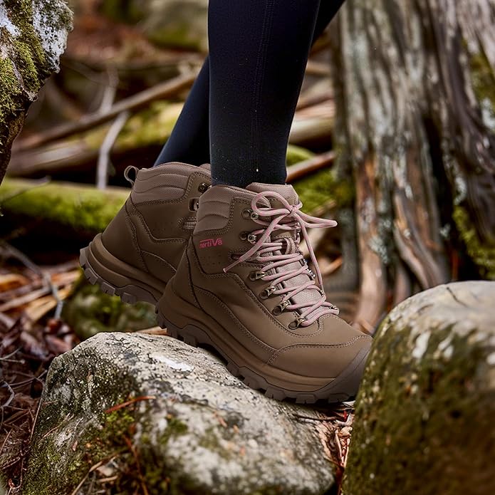 NORTIV 8 Women's Hiking Boots Waterproof Trekking Camping Trail Backpacking Boots for Outdoor