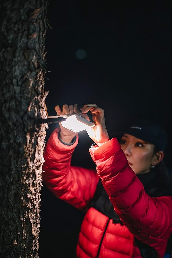 CLAYMORE 3Face Mini (Moss Green) - Lightweight and Portable LED Area Light for Outdoors, Camping, Tent, Emergency, and Industrial Use. Rechargeable Lantern with USB-C, Up to 60 Hours Battery Life.