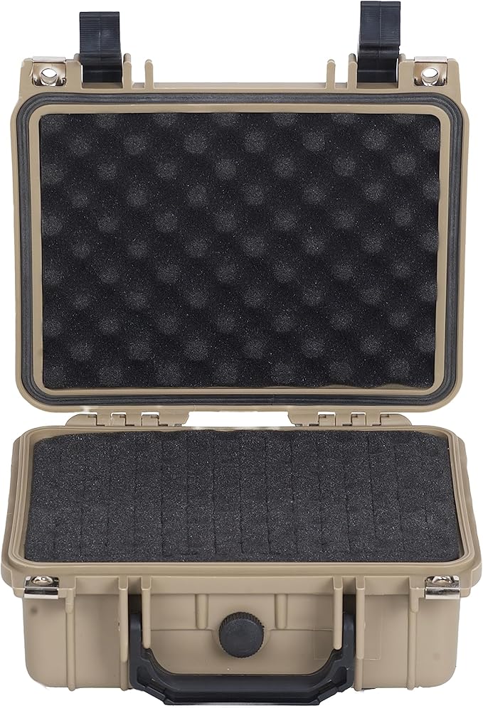 MEIJIA Portable All Weather IP67 Waterproof Protective Case,Hard Camera Case,Dry Case with Customizable Foam,Fit Use Of Drones,Camera,Equipments,10.62 x9.68x4.87inches
