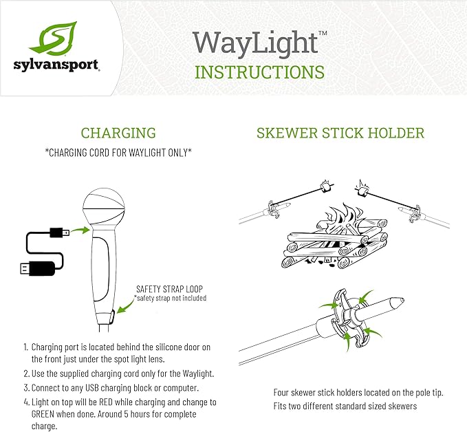 WayLight Multi-Functional Camping LED Light and Trekking Pole