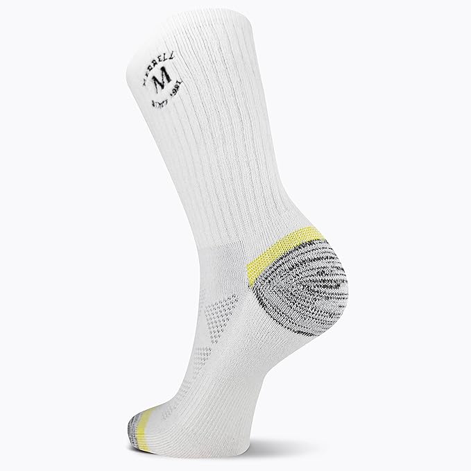 Merrell unisex-adult Men's and Women's Moab Hiking Mid Cushion Socks - Moisture Wicking & Arch Support