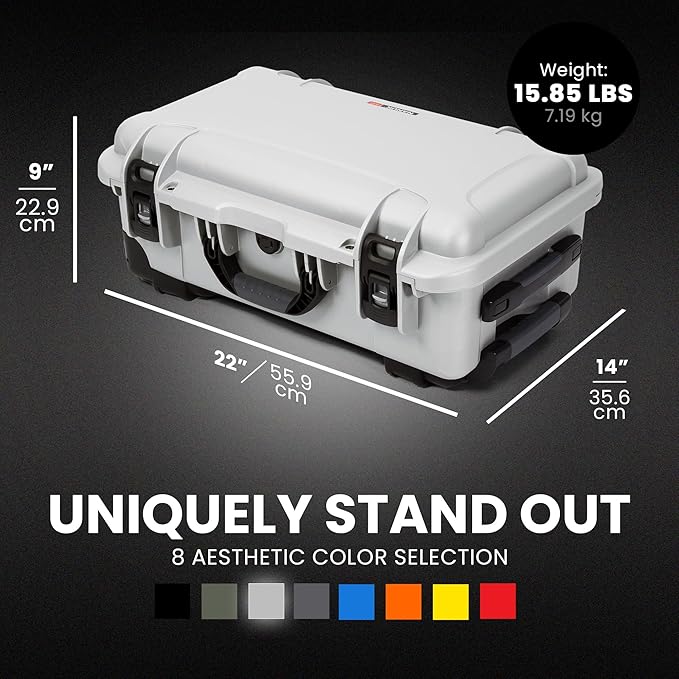 NANUK Wheeled Series 935 Lightweight NK-7 Resin Waterproof Protective Case